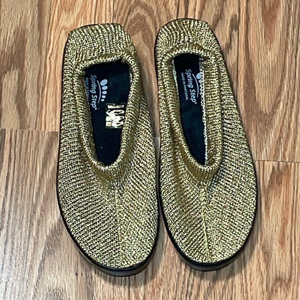 Gold Spring Step Tender Ankle Boot , Fabric Shoes, size 37 / 4, US 6.5 - Picture 2 of 5